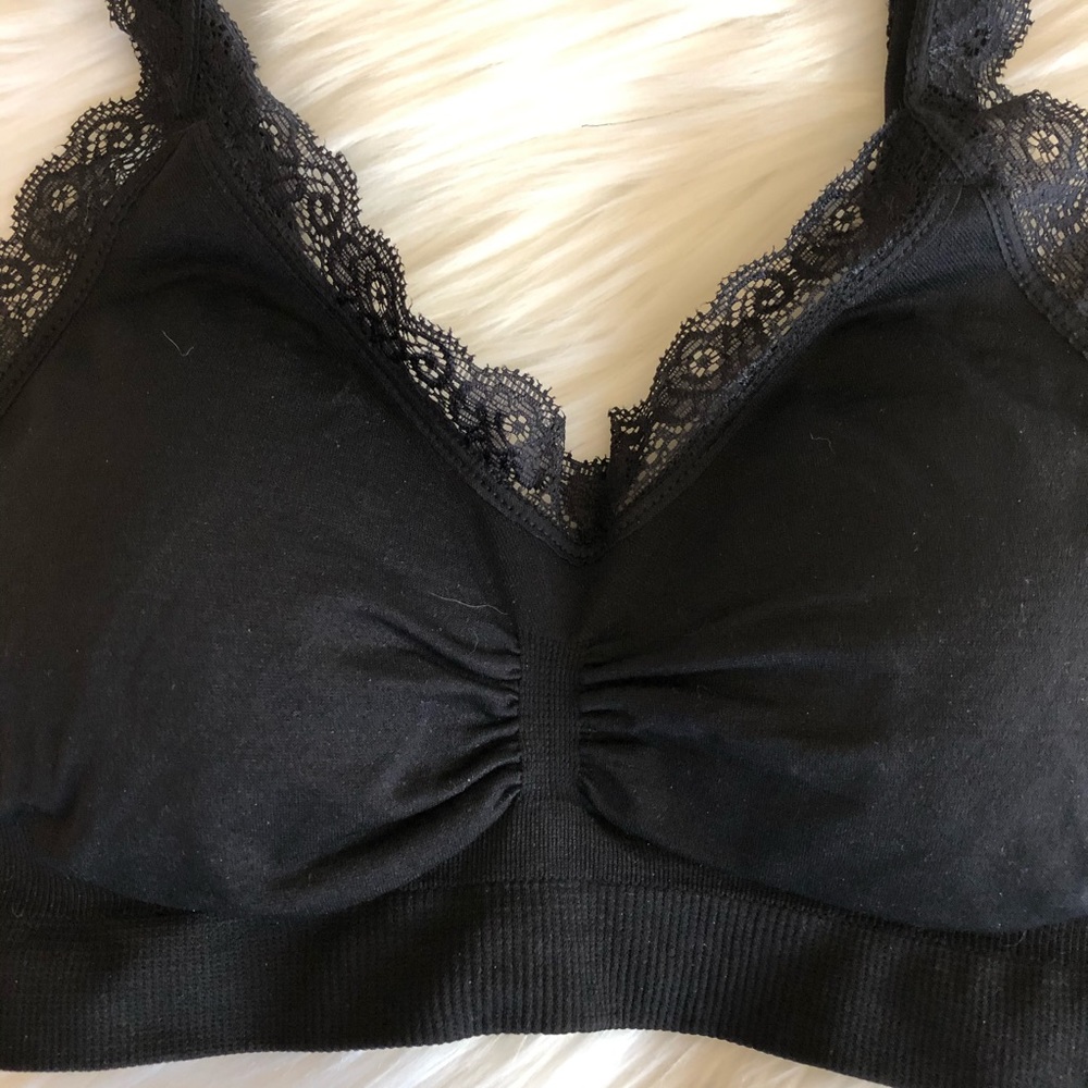 NWT Angelina Black Padded Bra - Size S - M